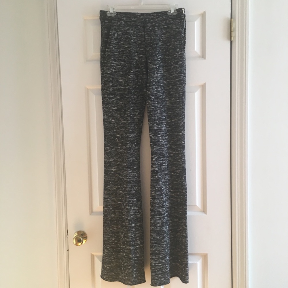 Zara Women’s Grey Sweater Knit Flare Pants, S